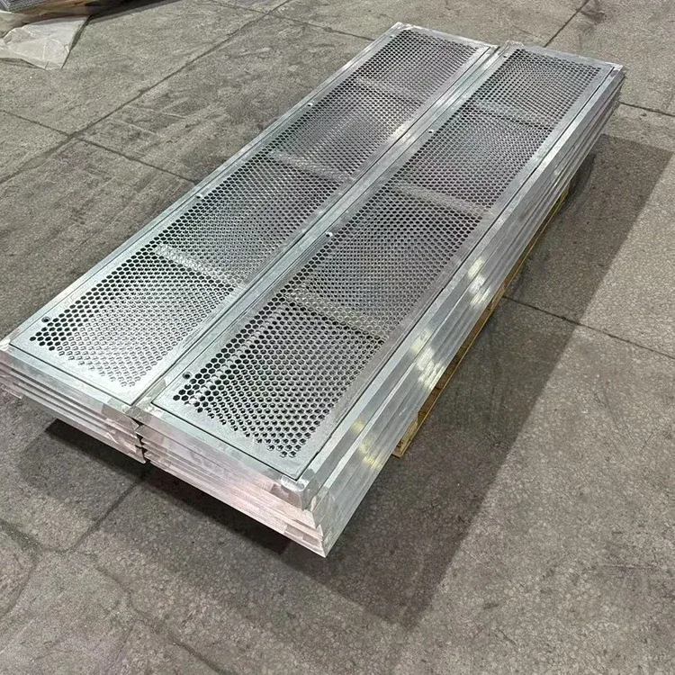 Perforowany metalowy panel ramowy